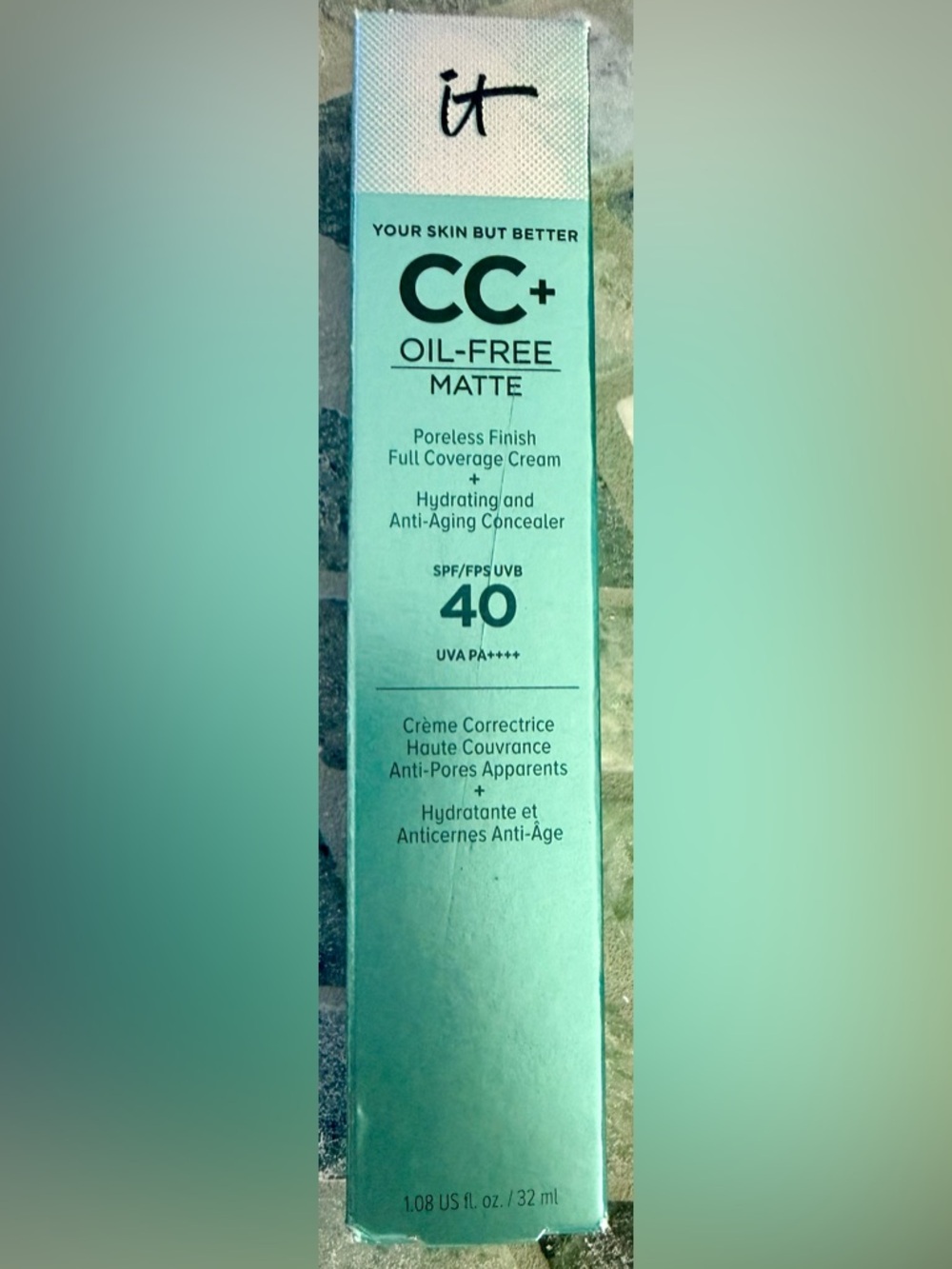 Authentic it cosmetics CC Foundation PorelessFinishFullCoverageCream + Concealer